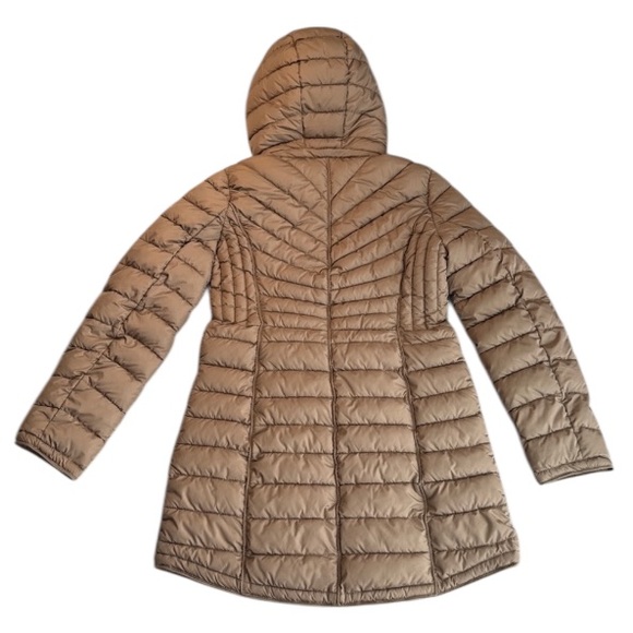 NWOT Michael Michael Kors Packable Coat Taupe Size Small - Picture 2 of 14